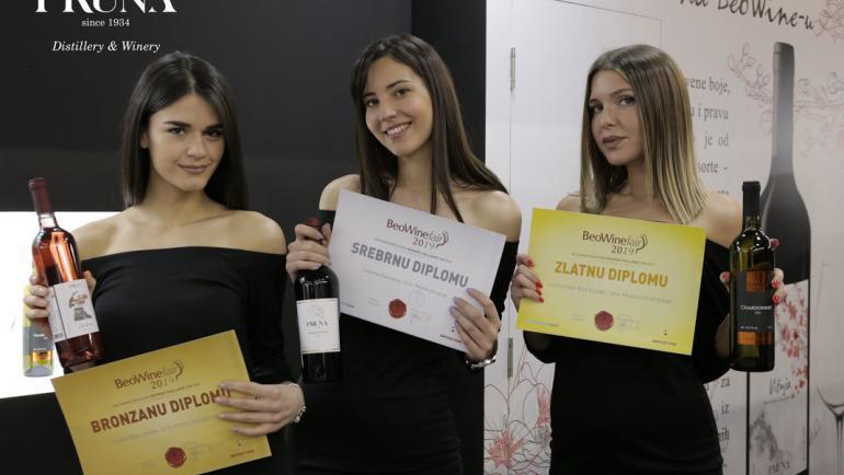 PRUNA PONOVO OSVAJA MEDALJE NA MEĐUNARODNOM SAJMU VINA