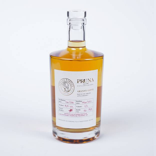 Single Barrel Granny Smith brandy - Serbian oak 0,7L