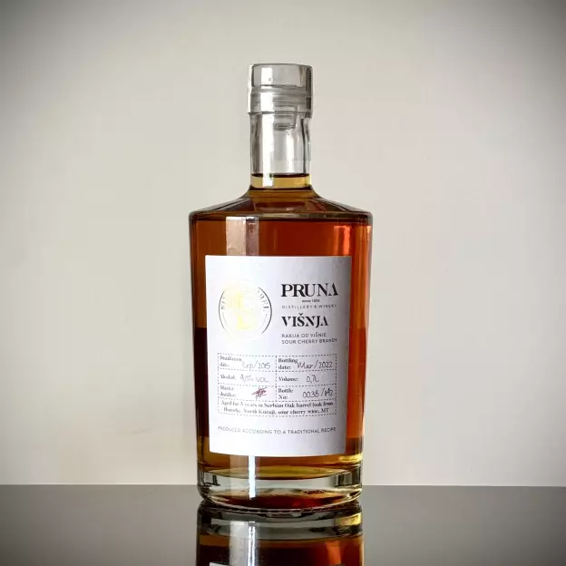 Single Barrel rakija od višnje - srpski hrast 0,7L